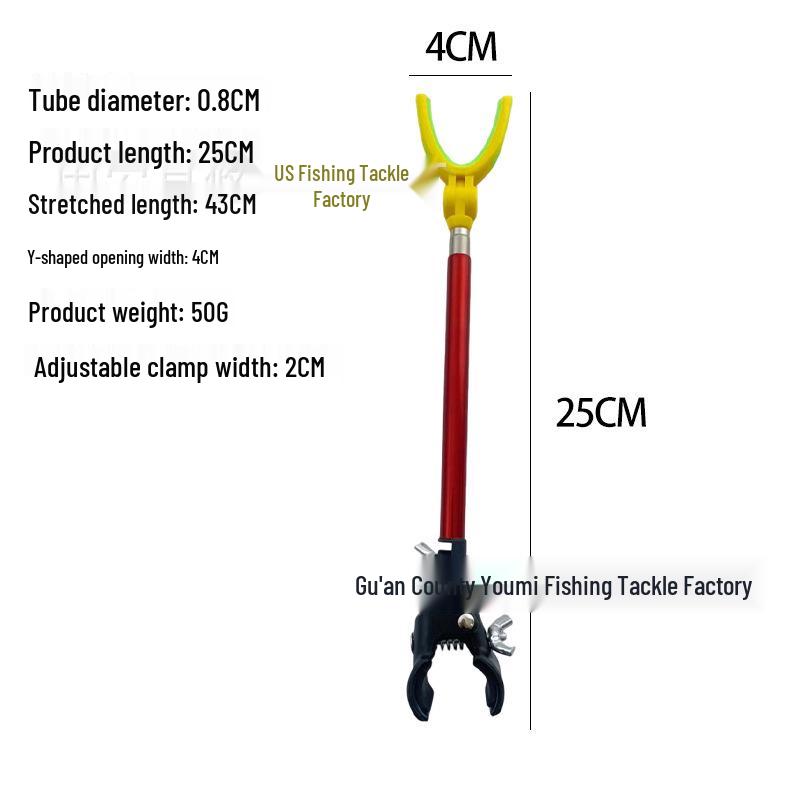 Aluminum Alloy Fishing Rod Holder - Universal Outdoor Rod Stand