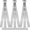 Black 23-Inch Hanging Chain Strap for Flower Pots, Bird Feeders, and Lanterns