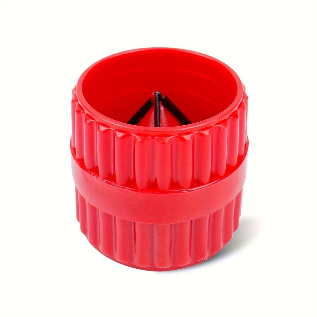1/2 Pieces Inner-Outer Reamer Pipe and Tube Deburring Reamer Tubing Chamfer Tool for PVC PPR Copper Brass Aluminum Pipes