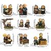 Vintage Elderly Couple Resins Statue Figurine Weddings Valentines Day Gift for Couples and Home Decors Enthusiasts