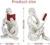 Modern Resin Reading Woman Statue Figurine Sculpture Home Decoration Desk Accessories Ornament Christmas Gift