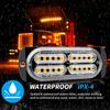 Universal 20Led Dc12-24V Warning Lights Beacon Emergency Hazard Marker Grille Lamp Bar Tow Truck Trailer Flashing Strobe Lamp