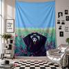 Wall TapestryScream Ghostface Art Hanging Cloth Decorative Background Cover for Room Decoration