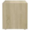TV Stand in Sonoma Oak Finish 37 x 35 x 37 cm Particleboard