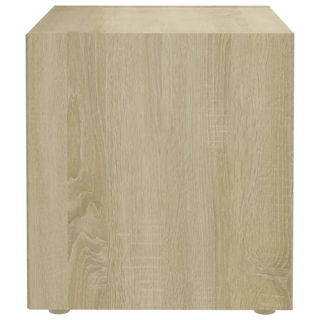 TV Stand in Sonoma Oak Finish 37 x 35 x 37 cm Particleboard