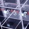 Transparent Acrylic Phone Storage Locker with Lock