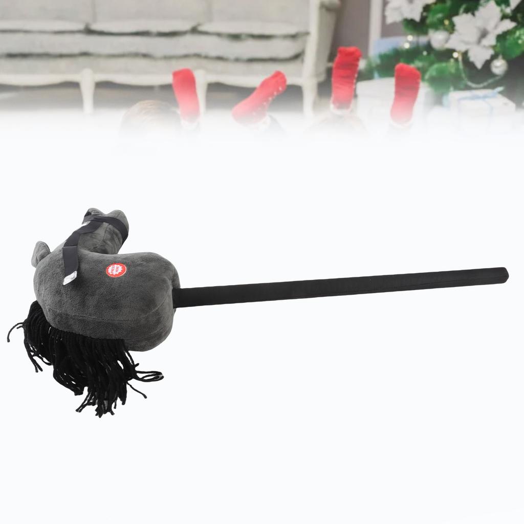 70cm Horse Stick Toy Plush Soft Comfortable Horse Hd Toy with Sound Function for Kids Toddlers Gift