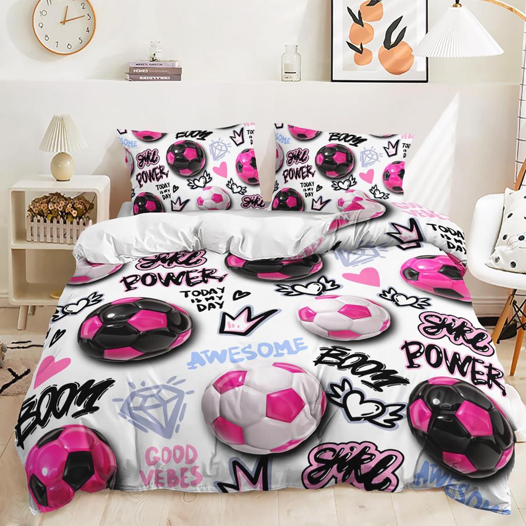 Cartoon Space Down Comforter Set Bedding Set Duvet Cover 3-piece Set