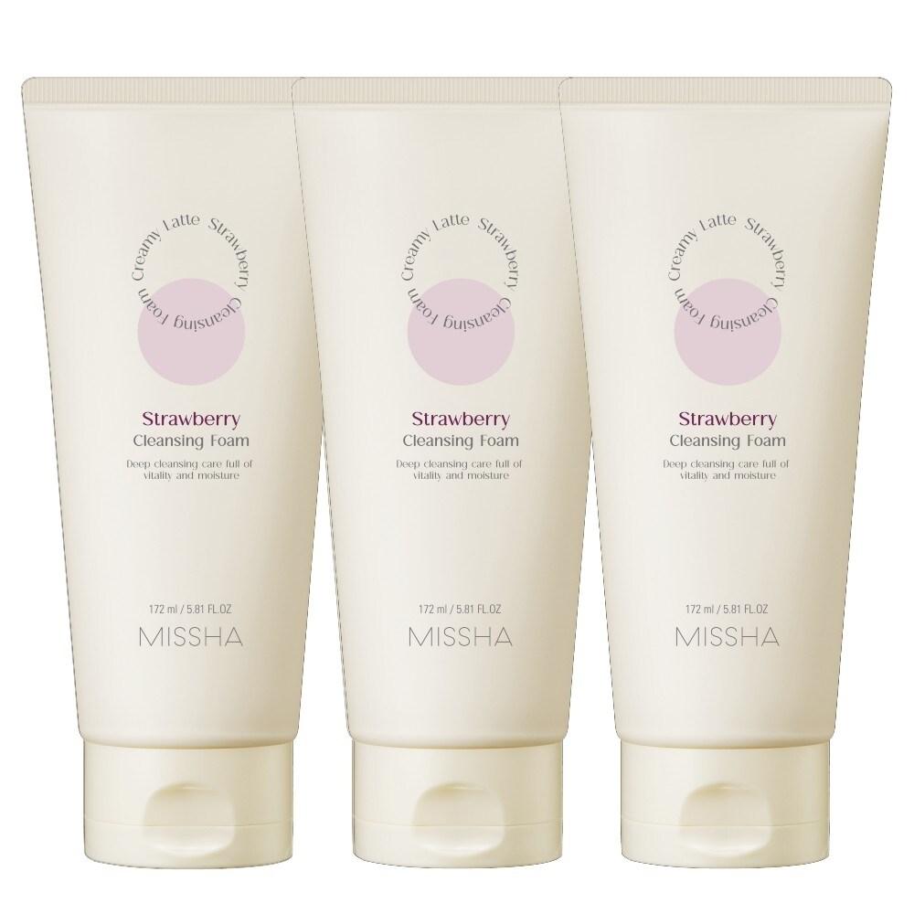 

MISSHA Очищающая пенка Creamy Latte с клубникой 172 мл 172ml × 1