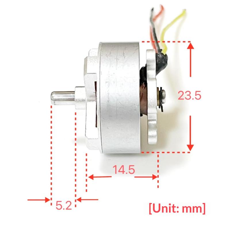 1Pcs 23.5mm 2S-3S 3-phase Used 1700KV Mini 1806 Micro Brushless Motor High Speed For RC Drone FPV Quadcopter Aircraft Engine