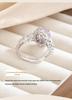 Elegant Ice-Purple Jade Ring: Ice-clear, Warm, Moist Jade with Diamond Inlay, Exuding Purple Energy and a Gentle, Versatile New Chinese Style.