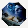 Avatar-inspiriertes Automatik-Öffnungs-/Schließschirm mit tragbarem Dreifachfaltdesign und 8-Speichen-Eisenrahmen, perfekt für Fans, Reisende, den täglichen Gebrauch
