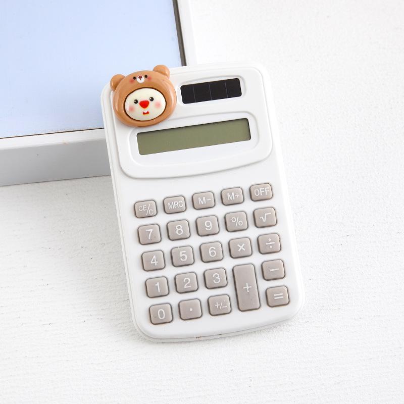 

Креативный милый мультяшный студенческий калькулятор: Портативное мини-офисное обучающее устройство
