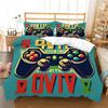 3D Digital Printed Bedding Set Game Machine Pattern Quilt and Pillow Case Set Single/Double Bed Full Size Home Decoration Bedding Set