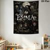 Nightmare Before Emma'S Adventure Tapestry Background Cloth Fashion Print Background Cloth Wall Decoration Christmas Gift