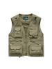 Gilet in Rete ad Asciugatura Rapida da Uomo per Attività all'Aperto in Primavera/Autunno - Design Multi-tasche per Pesca e Fotografia
