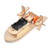 Modellino di Nave in Legno Fai da Te Piccolo Materiale per Costruttori Giocattolo Regalo Set Esperimento Scientifico Materiale di Assemblaggio Confezione Giocattolo Regalo di Compleanno