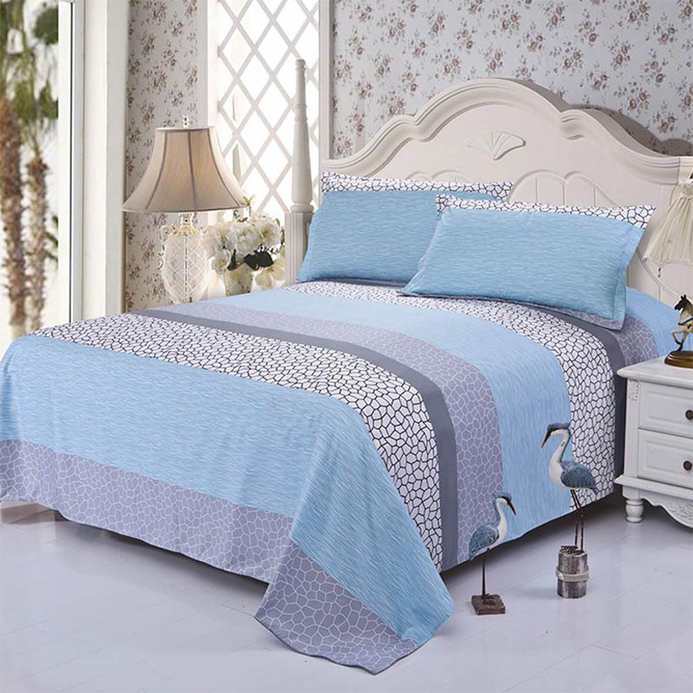 Comfortable Breathable Soft Extremely Bedding Warmly Simple Princess Style Pure Aloe Cotton Bed Sheets