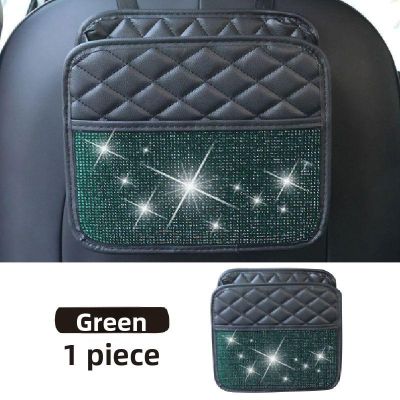 Car Seat Back Hanging Storage Bag For Holding Sunglasses Phones,Tissue,Water Cup,Sundries Tidying Pocket Portable Organizer Case