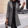 Women's Mid-Length Korean Style Slim Fit Woolen Winter Coat