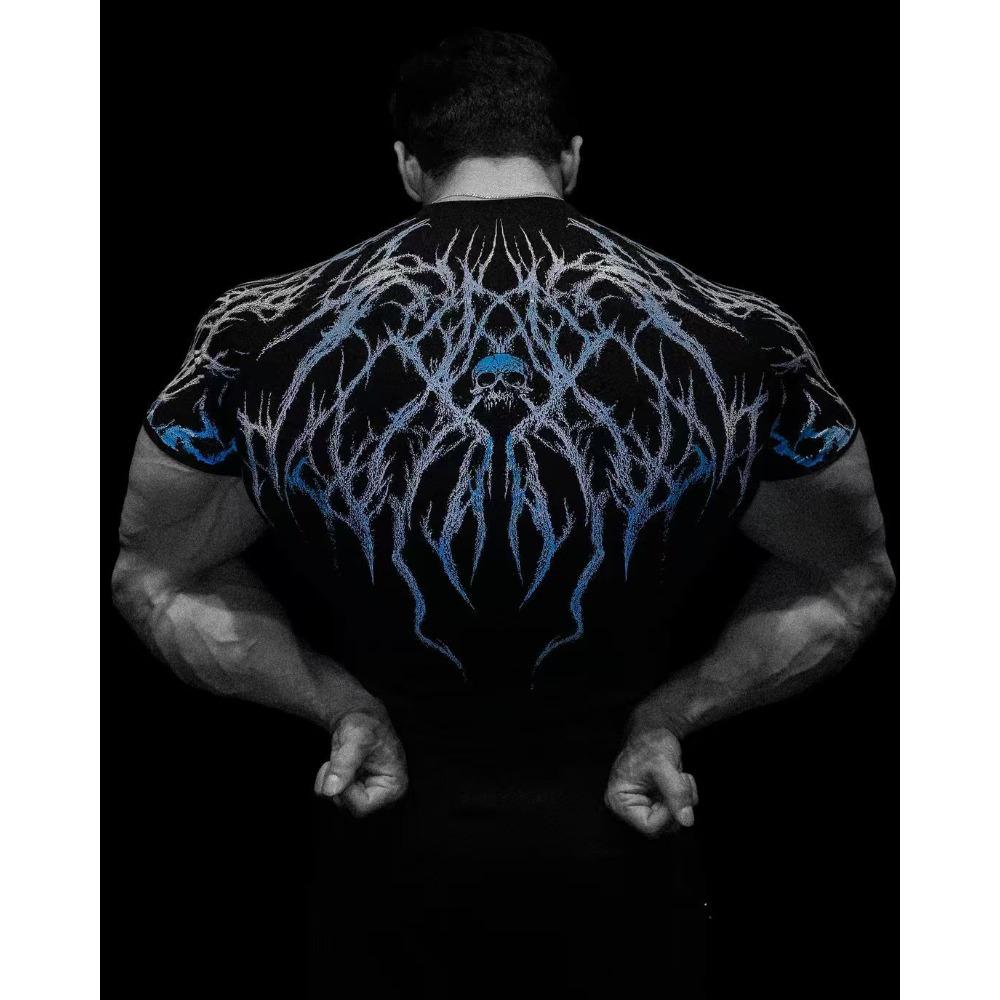 Fitness Short Sleeved Sports Elastic Quick Drying Tight Fitting Clothes for Couples