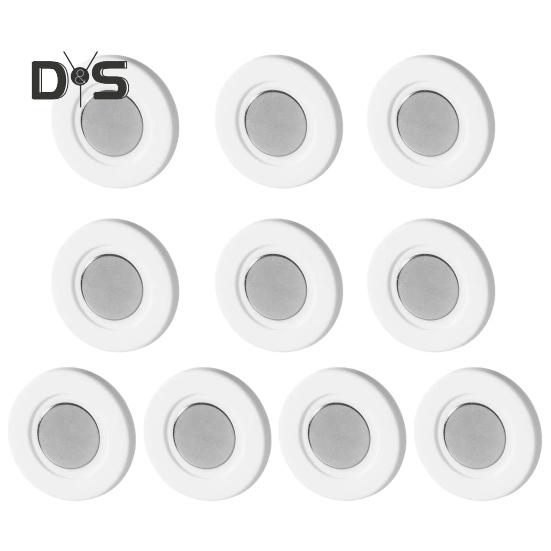 

10/20 шт. Магнитные держатели для пультов дистанционного управления Высокая устойчивость Простая установка Полка для пульта дистанционного управления Настенный органайзер 10 pcs