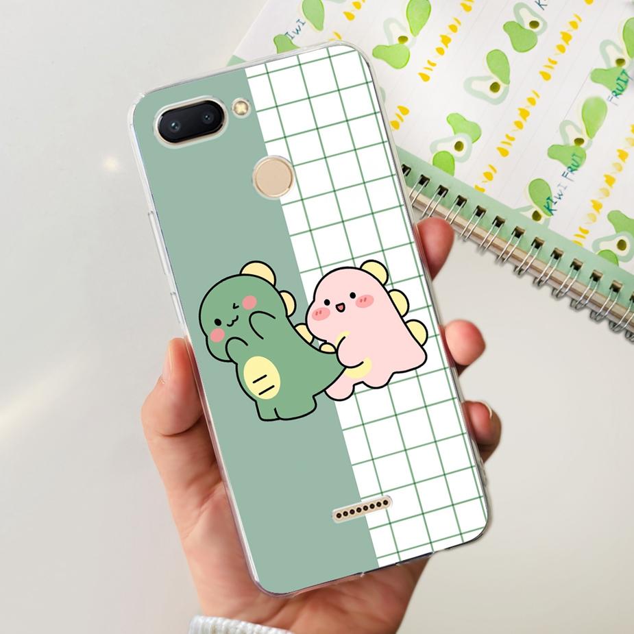 For Xiaomi Redmi 6 6A Case Cute Painted Cover Clear Silicone Phone Case Soft TPU Shell For Redmi 6A Redmi6 Redmi6A Fundas Bumper