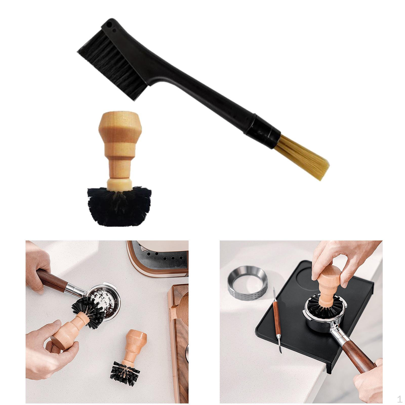 

2 шт., щетка для чистки тампера для кофе, фильтр-портафильтр, эспрессо Fit 51mm and 54mm