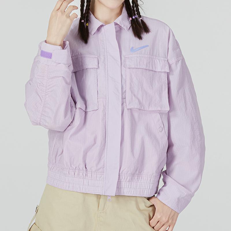 New Nike Jacket Women's Light Purple DR5621-530