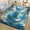 Cute P0kem0n Eevee Fusion Pattern Carpet Home Large Area Rug Bedroom Living Room Sofa Study Non-slip Mats Gift Next Day Shipping