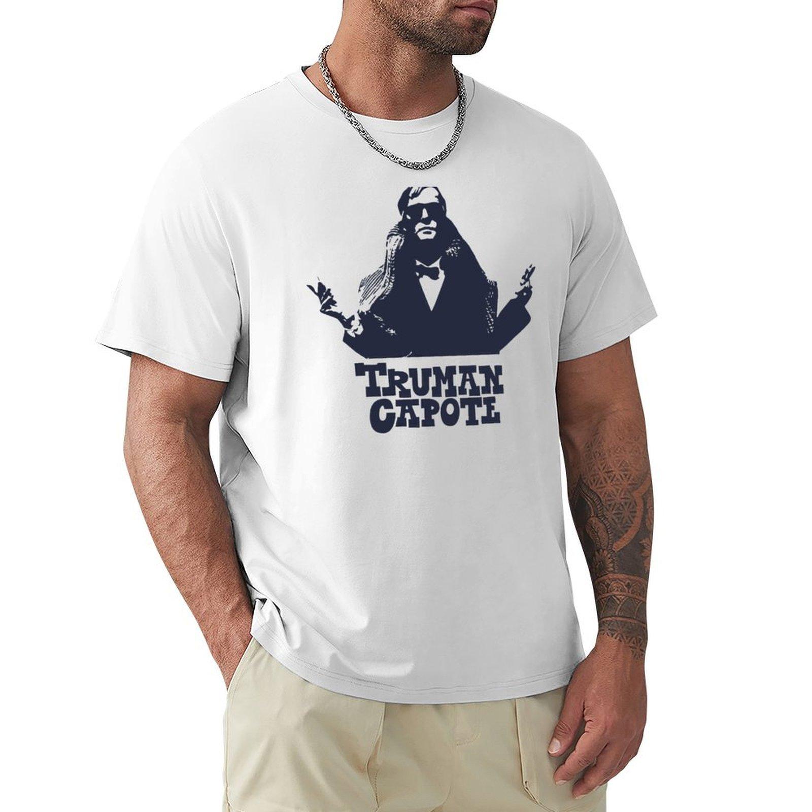 Truman Capote Tee Celebrating Literary Masterpieces TShirt customs customizeds men clothing S