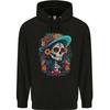 Los Muertos Day of the Dead Sugar Skull Childrens Kids Hoodie