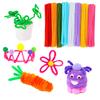 Yousheng Colorful Pipe Cleaners, Bright Colors Chenille Stems for Crafts, DIY Flowers Twistable Pipe Cleaners, Creative Projects for Kids And