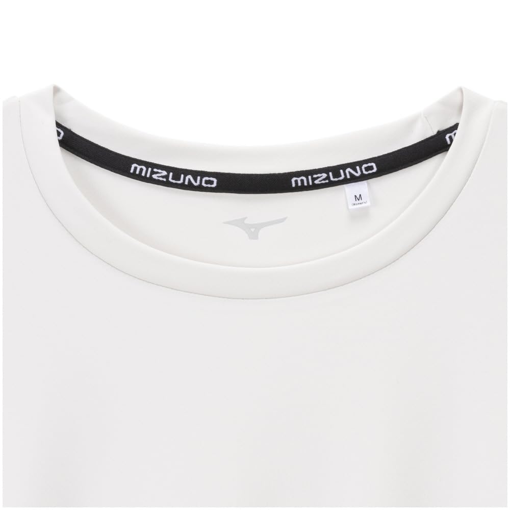 Mizuno Stretch Smooth Training Short UV White 32MAB870 Women's T-Shirt, Sleeve, Protection, Sand,