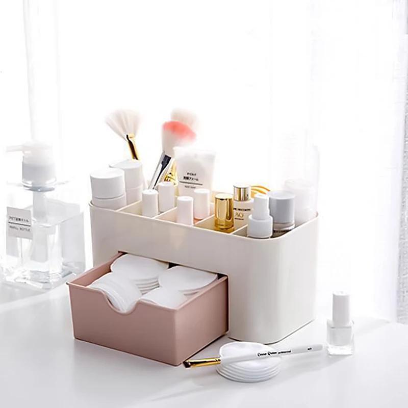 Nail Storage Box Container Cotton Swab Storage Box Accessories Cleaning Desktop Tools Multifunctional Jewelry Box Cosmetic stor