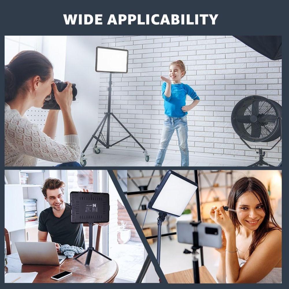 Dimmable Video Light Panel 3000K-6000K Photo Studio Lamp NEW LED Photography Light  Video Shooting