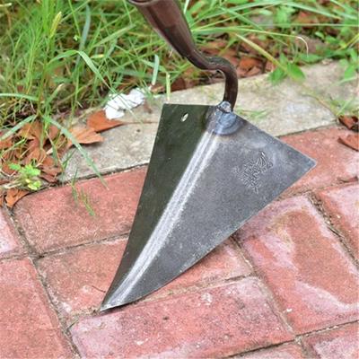 Labor-saving Triangle Hoe Manganese Steel Small Tip Hoe Planting Tools Farm Hoe Outdoor Garden