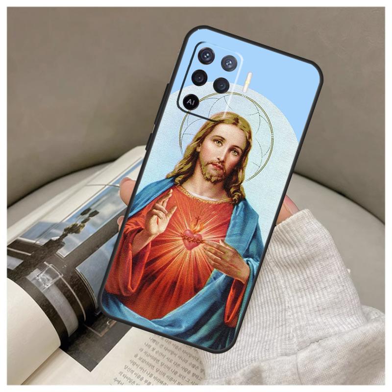 God Jesus Case For Oppo A80 A60 A40 A5 Pro A15 A16 A17 A57 A77 A94 A74 A54 A76 A96 A18 A38 A58 A78 A98