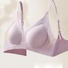 Tight-free Bra Women's Comfortable Seamless Underwear Gathering Bra Breast Retraction Invisible Bra Push Up Bra