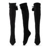 Ins Knee High Stockings Plush Ball Thicken Knitted Stockings Fashion Leg Warmer Stocking  Home