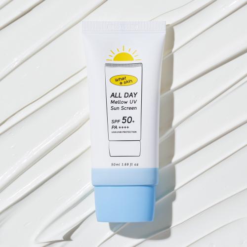 Whataskin All Day Mellow Uv Sun Cream Spf50+ Pa++++ 50ml