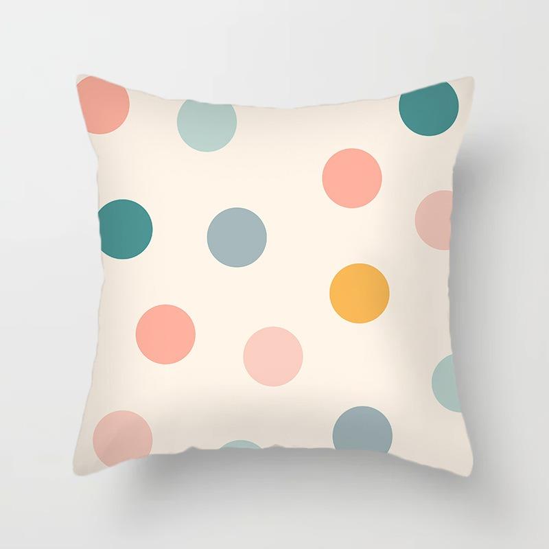 Luxury Home Decoration Pillowcase Simple Watercolor Flow Painting Office Sofa Car Cushion Cover