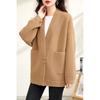 Spring and Autumn Women's Jacket New Fashion Medium-Length Sweater Cardigan Temperament