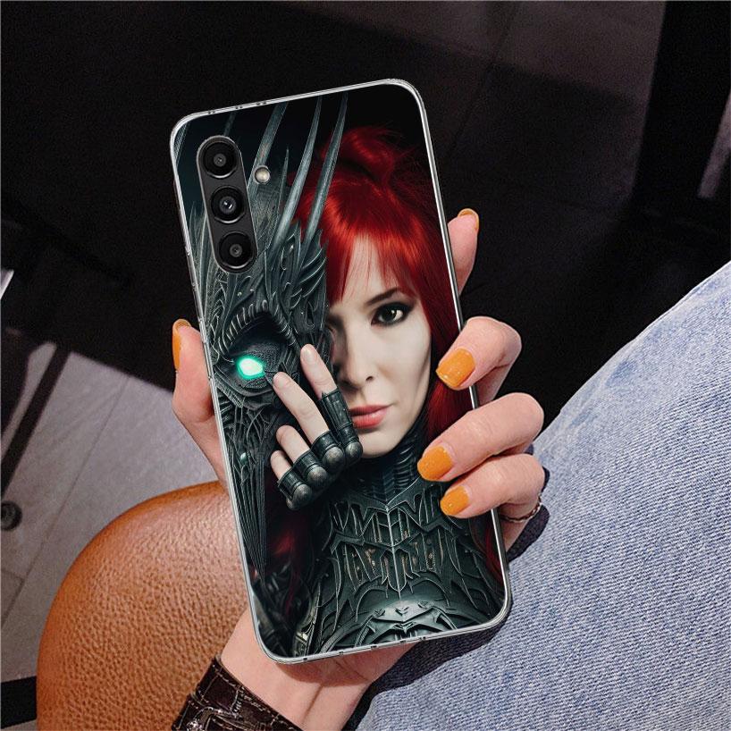 Mylene Farmer Phone Case For Samsung Galaxy A17 A16 A15 A14 A13 A57 A56 A55 A54 A53 A37 A36 A35 A34 A33 A26 A25 A24 A23 Galaxy A