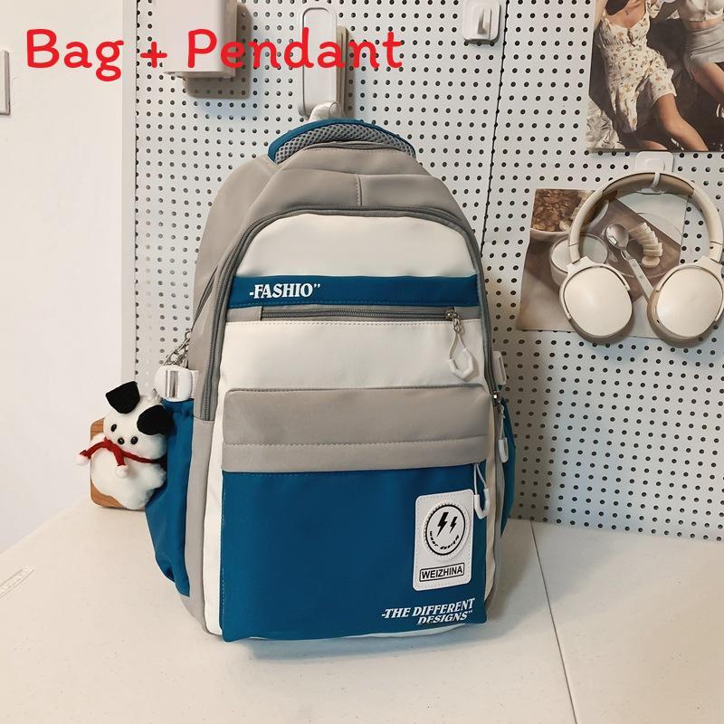Nylon Fashion Backpack For Students With Feature And Laptop Storage For School Use