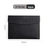 A4 Leather Office File Bag - Business Document & Contract Holder