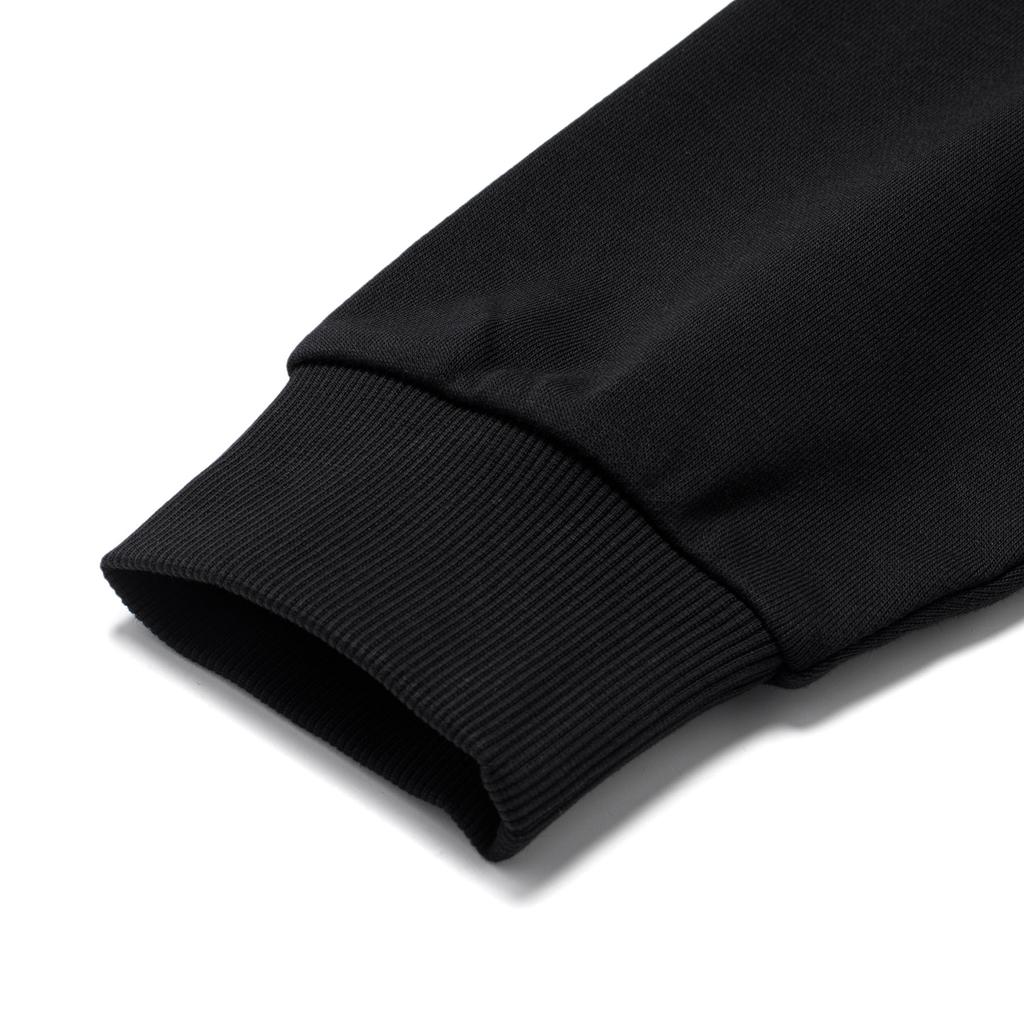 Li Ning Série Lifestyle Sportif Pull Ample Col Rond Manches Longues Polaire Antibactérienne Infrarouge Lointain Chaud Polyvalent Sweat-shirt d'Hiver AWDTB49-9