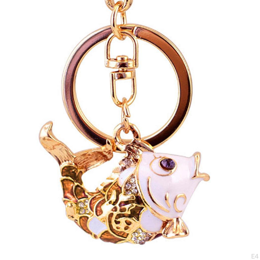 Carp Keychain Pendant for Novelty Gifts Jewelry Accessories Unisex