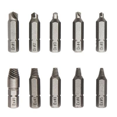Screw Removal Tool Screw Disassembler Drill Bit Accessories Grey Power Tools Replacement For Broken Head Screw