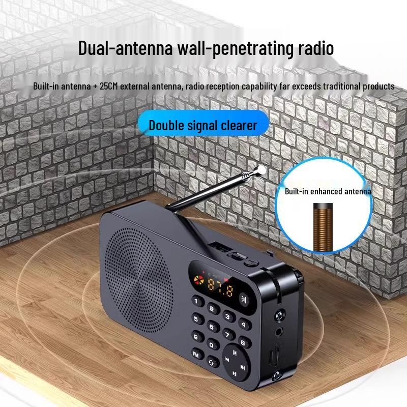 Keling Portable Rechargeable FM Radio & Music Player with Storytelling & Opera Functions